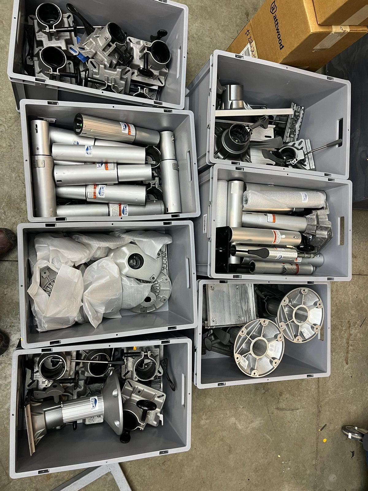 Visboot accessoires, Attwood, Lund, Springfield, props etc, Ophalen, Zo goed als nieuw