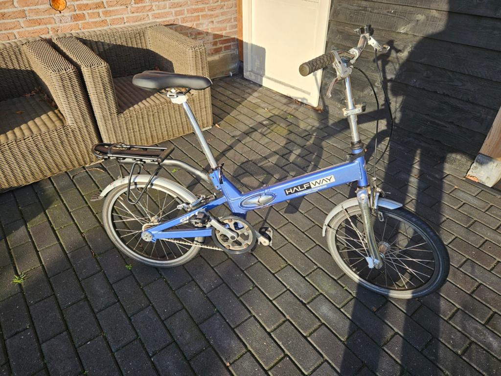 Giant Halfway 20 inch vouwfiets - Compact en handig, Fietsen en Brommers, Fietsen | Vouwfietsen, 20 inch of meer, Gebruikt, Velgrem