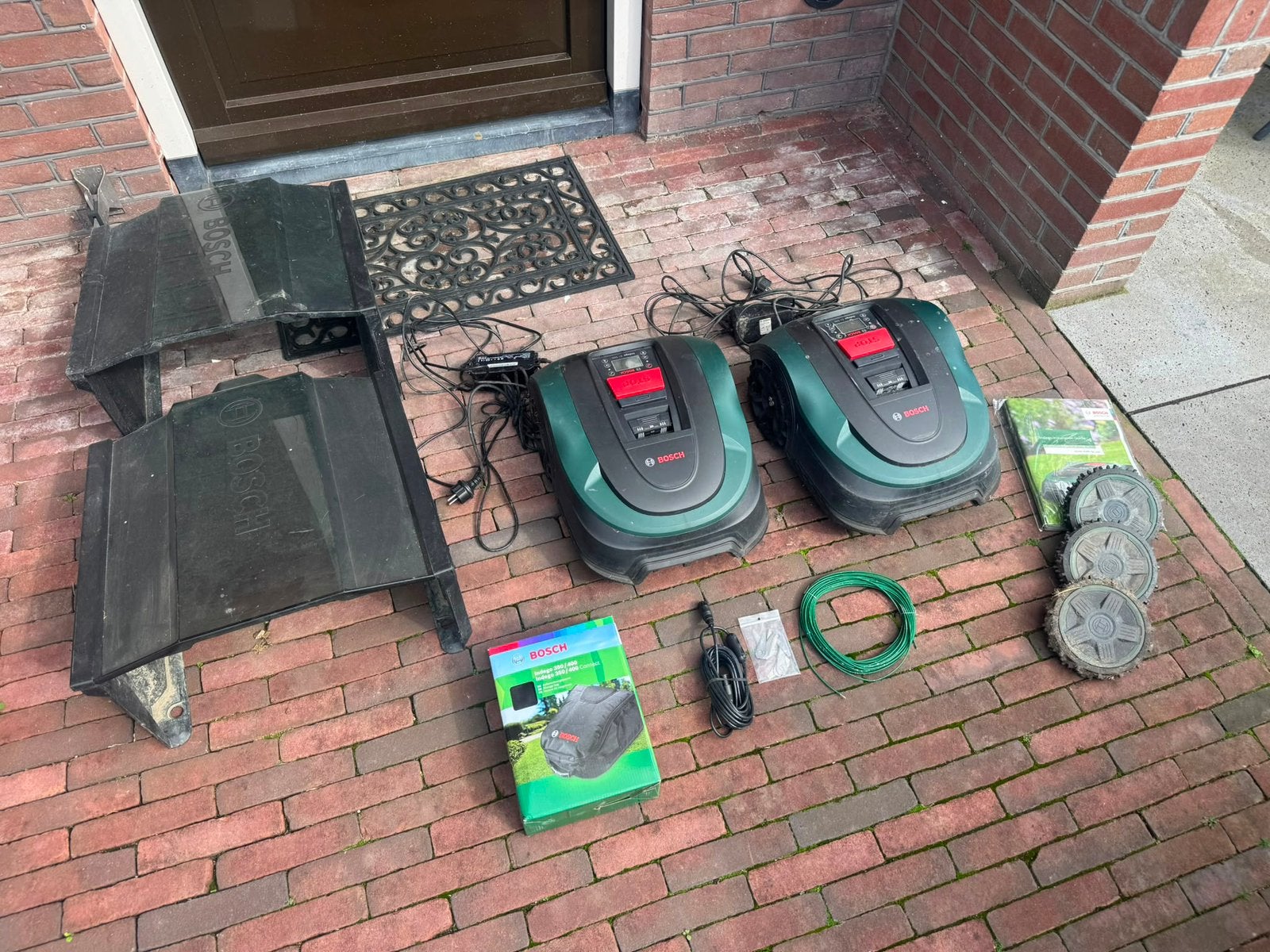 Bosch Indego S 500 robotgrasmaaier, Ophalen of Verzenden, Gebruikt, Met regensensor