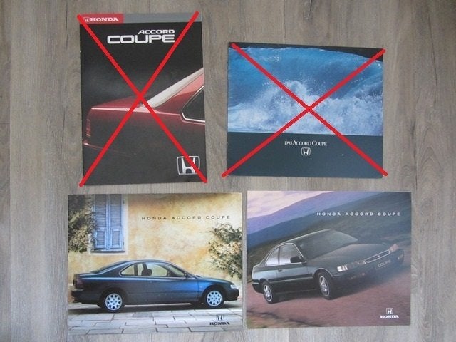 Honda Accord Coupe Folders, Ophalen of Verzenden, Zo goed als nieuw, Honda, Honda