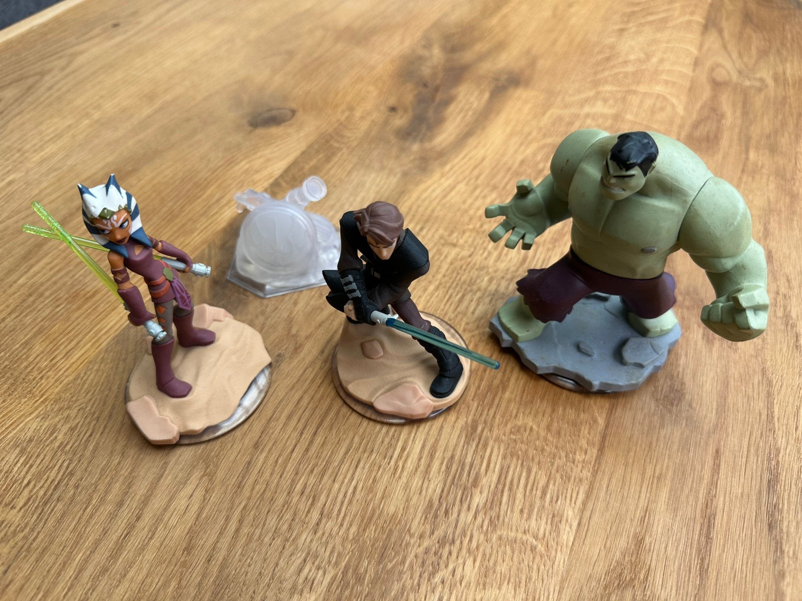 Hulk, Anakin Ashoka van Disney Infinity Star Wars Marvel, Ophalen of Verzenden, Zo goed als nieuw