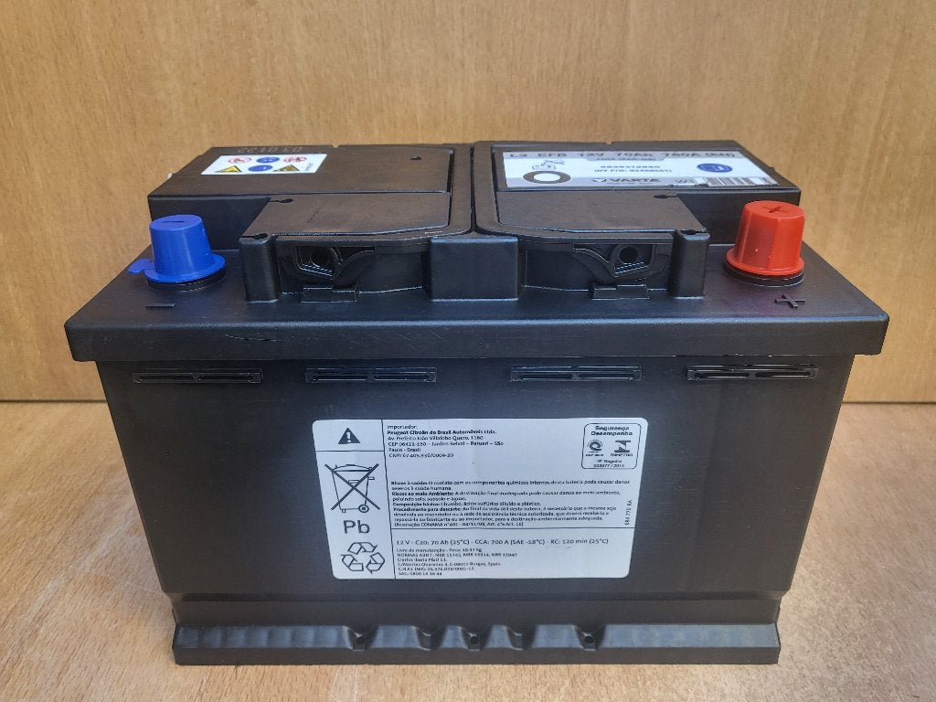 Battery VARTA EFB 12V--70Ah--760A, Ophalen