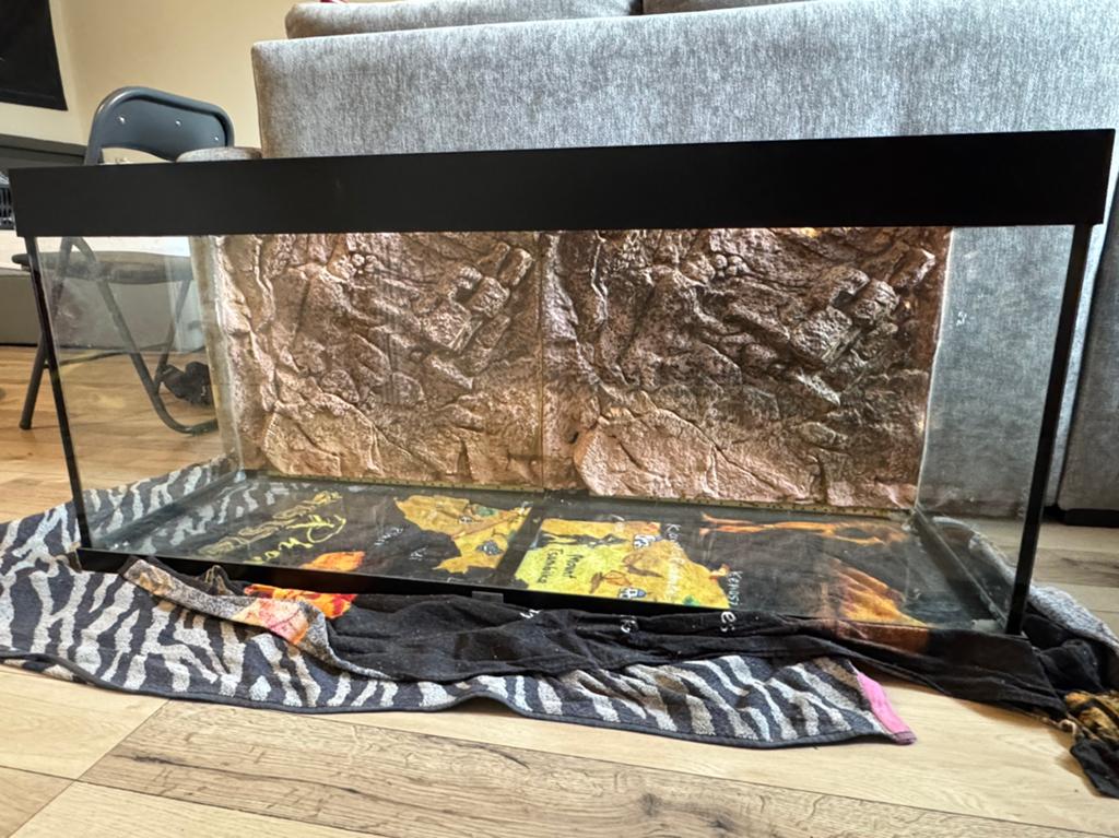 Juwel aquarium 120 cm met filtersysteem | nette staat, Ophalen, Gebruikt, Leeg aquarium, Inclusief deksel