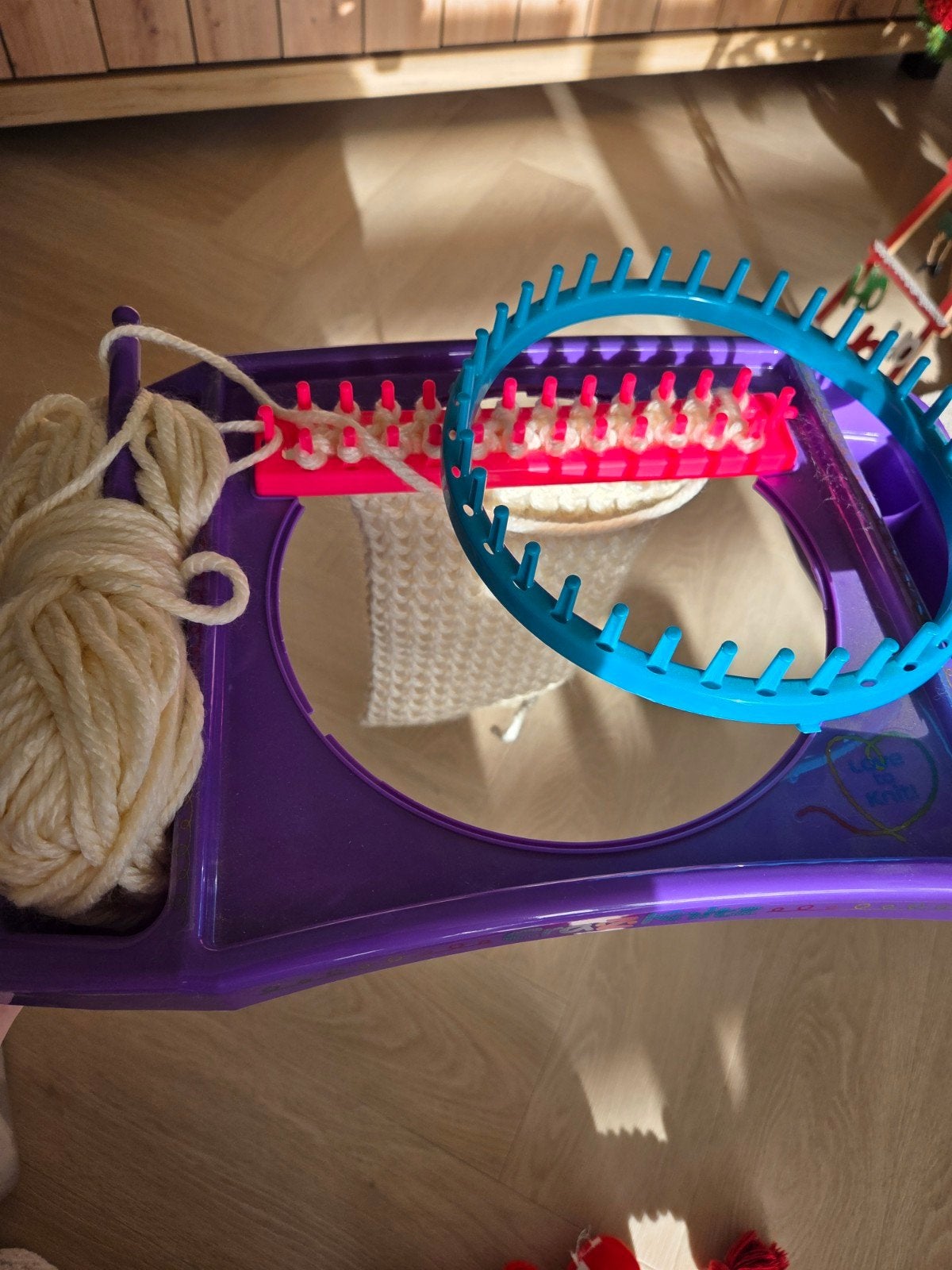 Shimmer 'n Sparkle Crazy Knitz Breistation, Ophalen, Zo goed als nieuw, Breien, Machine