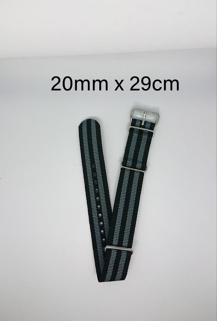 Nieuwe NATO horlogebandjes 18mm 20mm en 22mm, Sieraden, Tassen en Uiterlijk, Horloges | Heren, Overige merken, Overige materialen