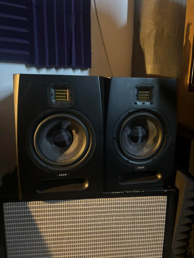 Adam f7 actieve speakers, Audio, Tv en Foto, Luidsprekers, Ophalen, Zo goed als nieuw, Front, Rear of Stereo speakers, Overige merken