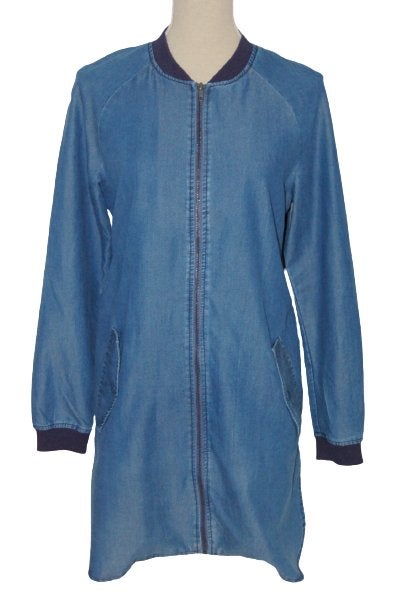 8 mm, 8mm jeans tuniekje, blauw, Mt. S, Kleding | Dames, Maat 38/40 (M), 8mm, Zo goed als nieuw, Boven de knie