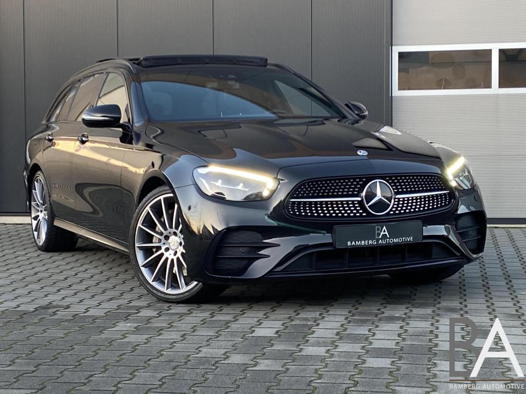 Mercedes E-klasse Estate 300 e AMG pano|burmester|trekhaak, Auto's, Automaat, Achterwielaandrijving, Gebruikt, 4 cilinders