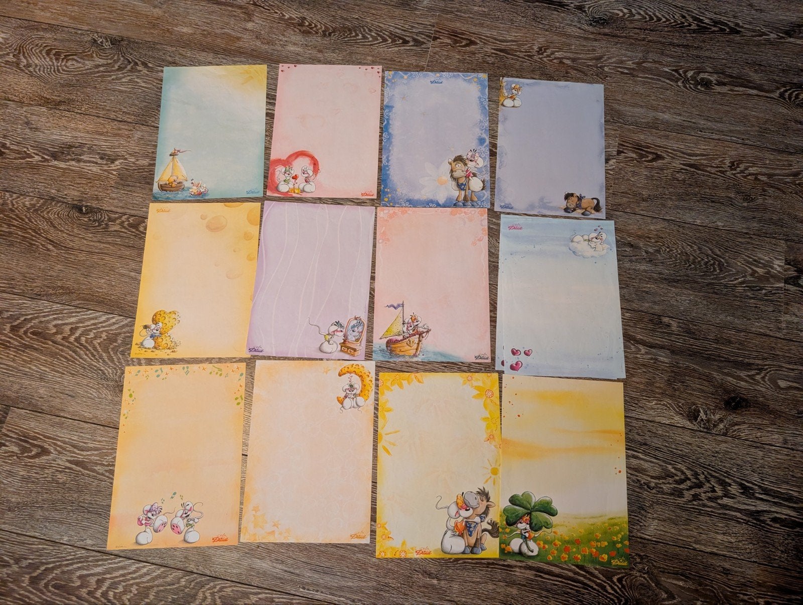Grote Diddl collectie: meer dan 220 blaadjes (A6-A4), Ophalen of Verzenden, Zo goed als nieuw, Papier, Kaart of Schrift