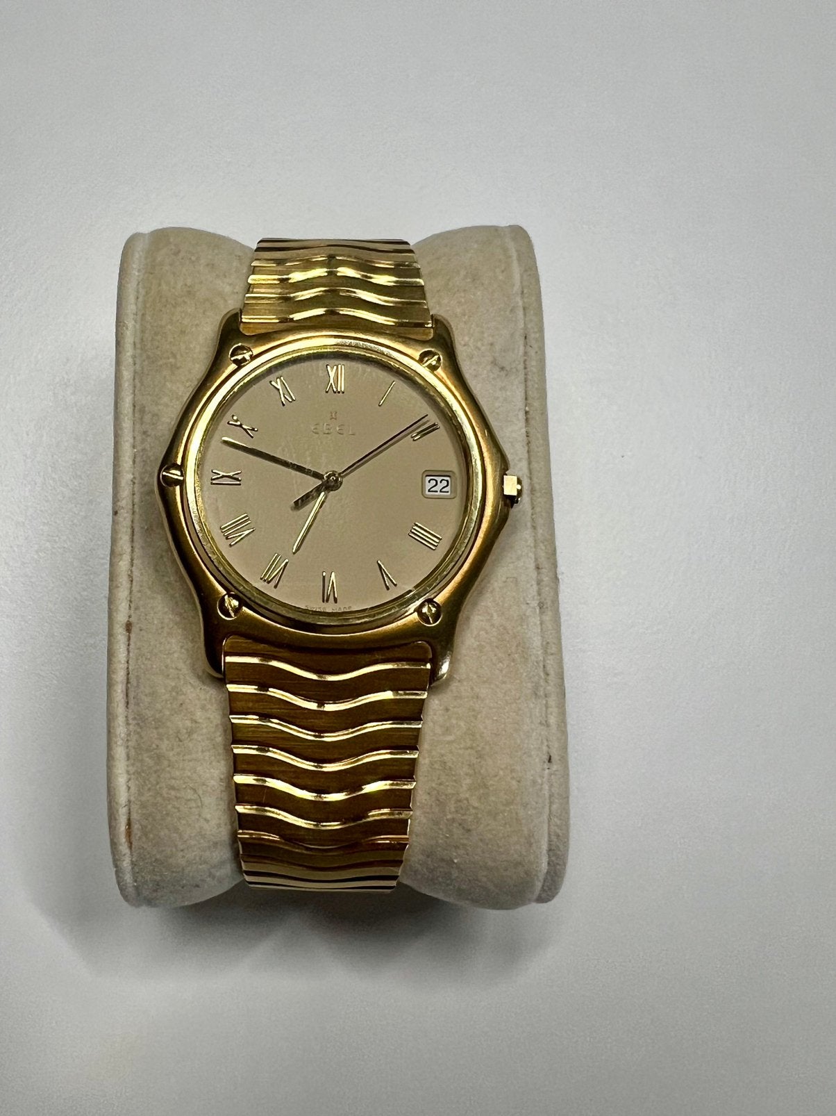 Ebel sport classic 18k goud (34 mm), Polshorloge, 1960 of later, Goud, Ophalen