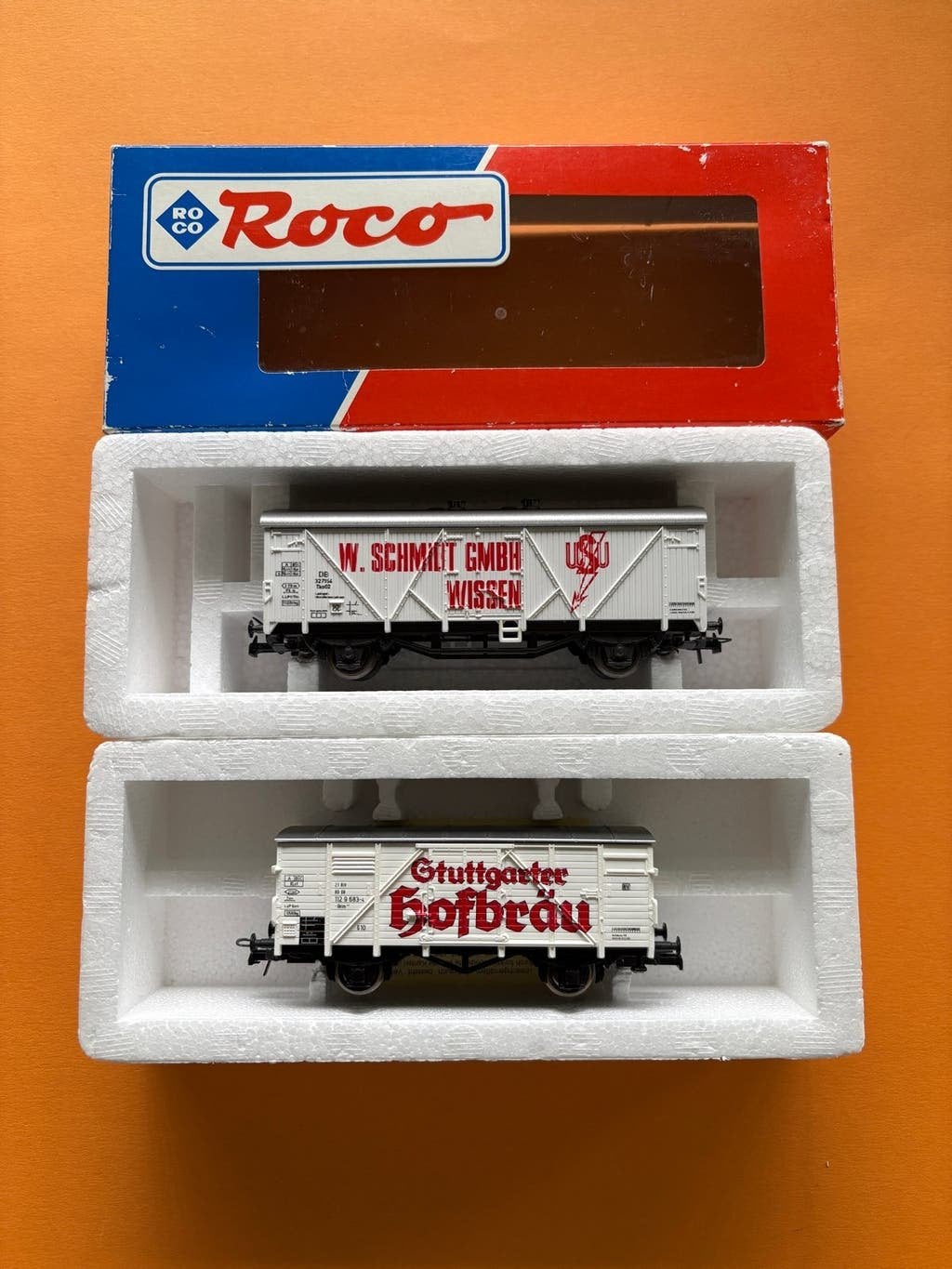 Kavel Roco Goederenwagons - 1/87 H0, Gelijkstroom, Verzenden, Wagon, Zo goed als nieuw