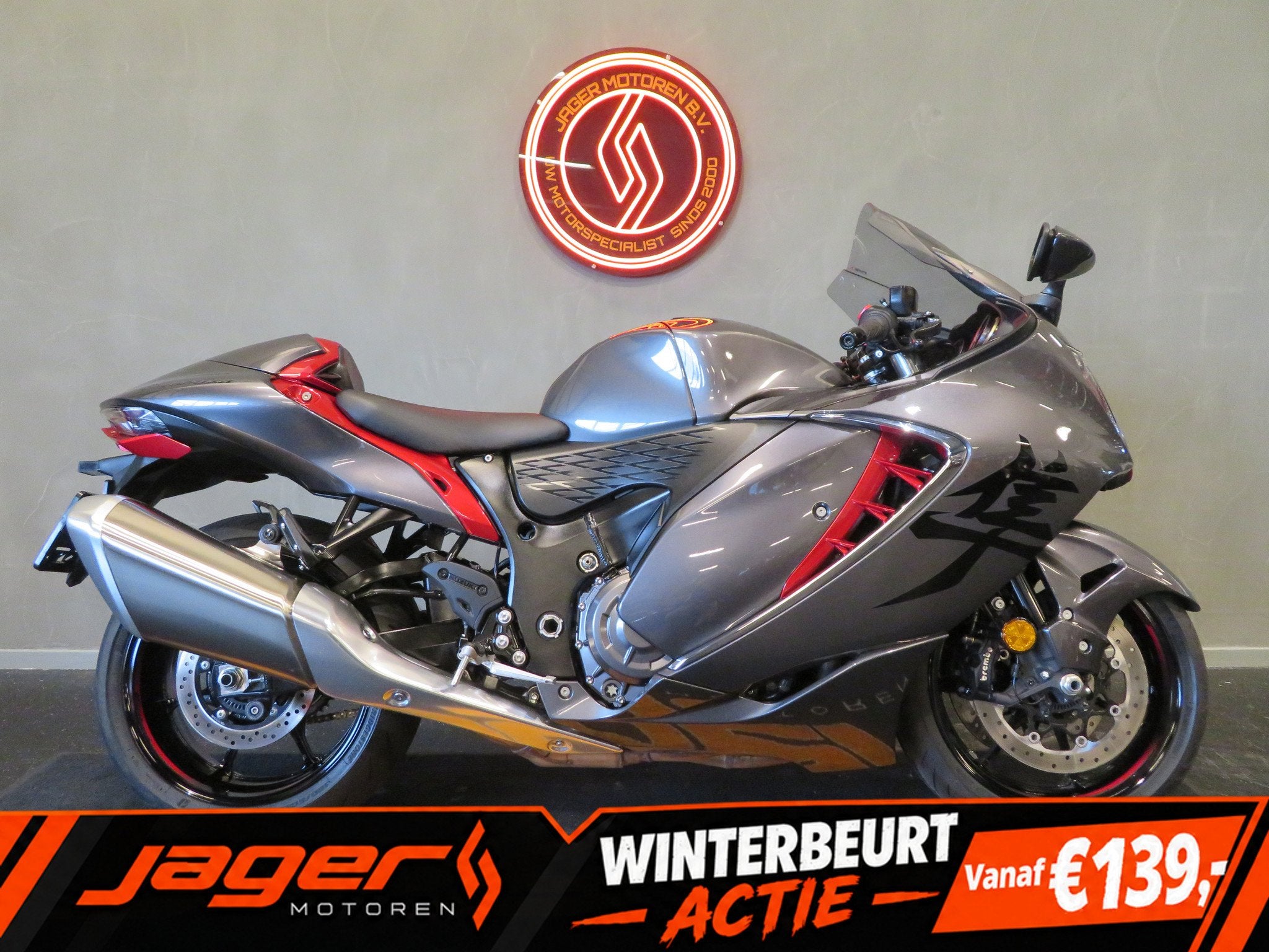 Suzuki HAYABUSA GSX 1300 R NIEUWSTAAT! (bj 2024), Motoren, 1340 cc, Super Sport, Gebruikt, Bedrijf