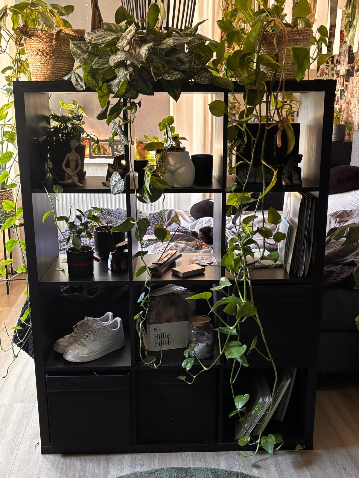 Bijna nieuwe IKEA Kallax kast (4x3vakken), Ophalen, Met plank(en), 100 tot 150 cm, Zo goed als nieuw