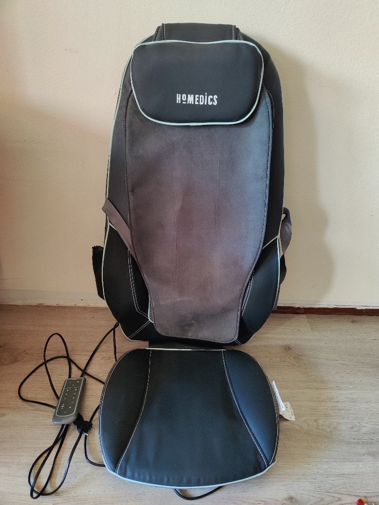 HoMedics ShiatsuMAX2.5 massage-opzetstoel, Sport en Fitness, Massageproducten, Ophalen of Verzenden, Zo goed als nieuw, Apparaat