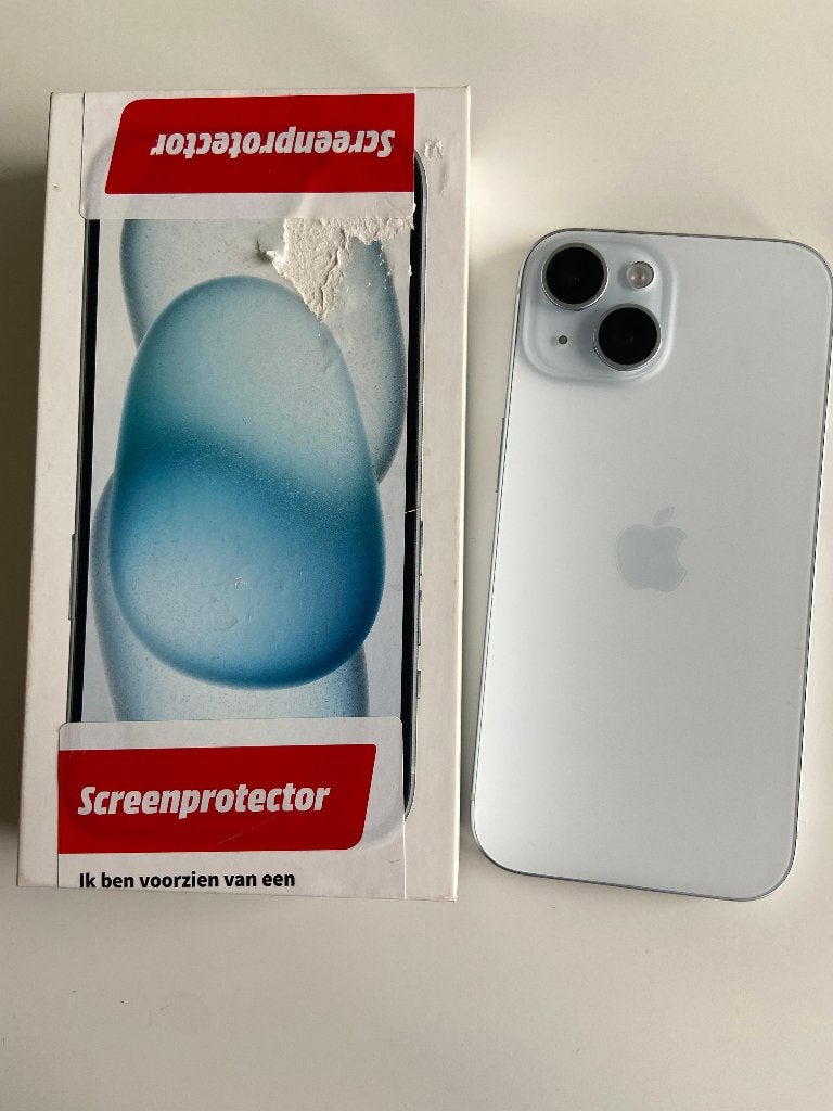 iPhone 15 128GB 87% Wit – Doos + Garantie, 128 GB, IPhone 15, Wit, Ophalen of Verzenden