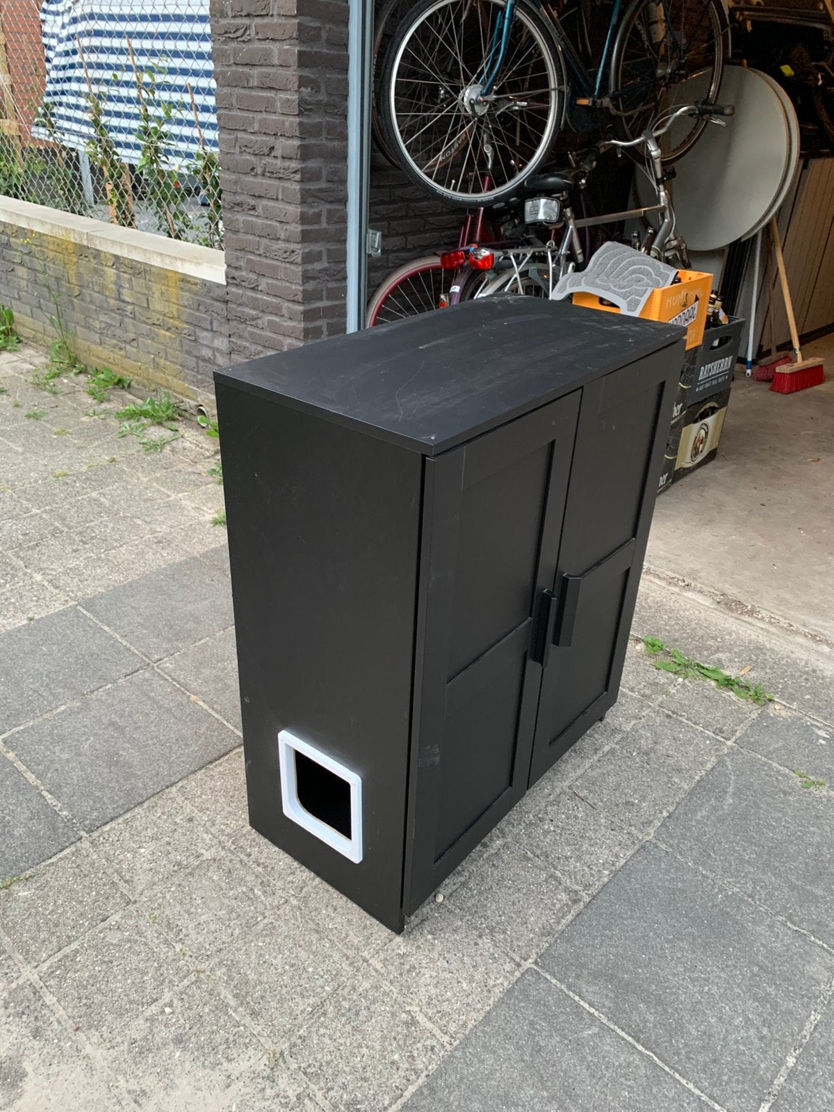 Kast voor kattenbak, Ophalen, Zo goed als nieuw