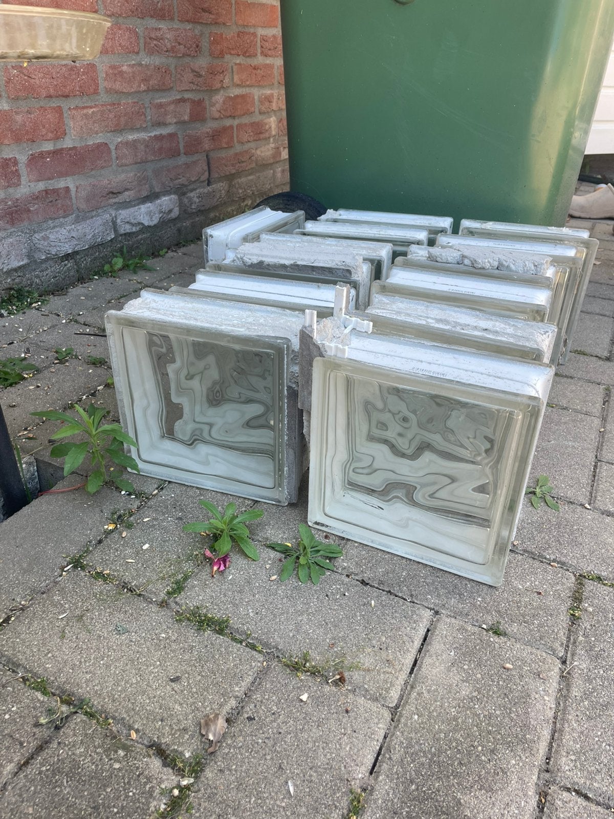 Ca 60 glasblokken, Ophalen of Verzenden, Zo goed als nieuw, Overige typen
