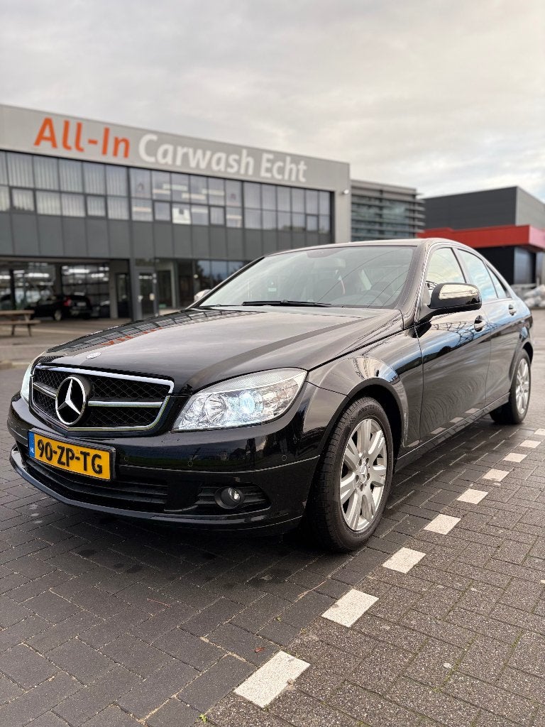 Mercedes-Benz C-Klasse C180 Kompressor Sedan 2008 Zwart, 1385 kg, 1800 kg, Zwart, 1796 cc