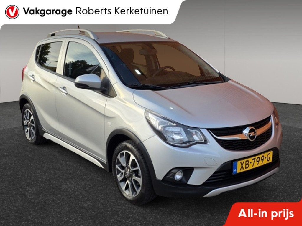 Opel KARL 1.0 Rocks Online Edition 1e eigenaar Carplay Velge, Auto's, Opel, Keurmerk '100% Onderhouden', Stof, Gebruikt, Euro 6