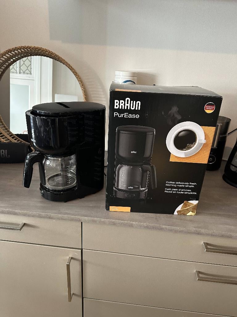Braun koffiezetapparaat, Ophalen, Gebruikt, Koffiemachine, Gemalen koffie