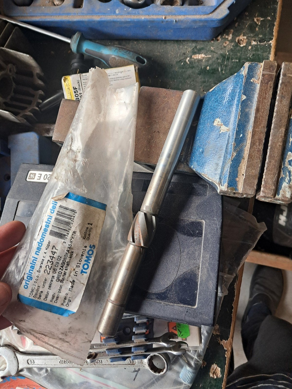 Te koop orginele kickstart as nieuw nos tomos a35 a3, Ophalen of Verzenden, Nieuw, Blok