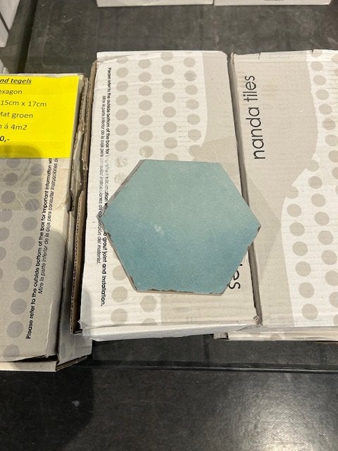 Tegels Hexagon, Nieuw, Overige typen