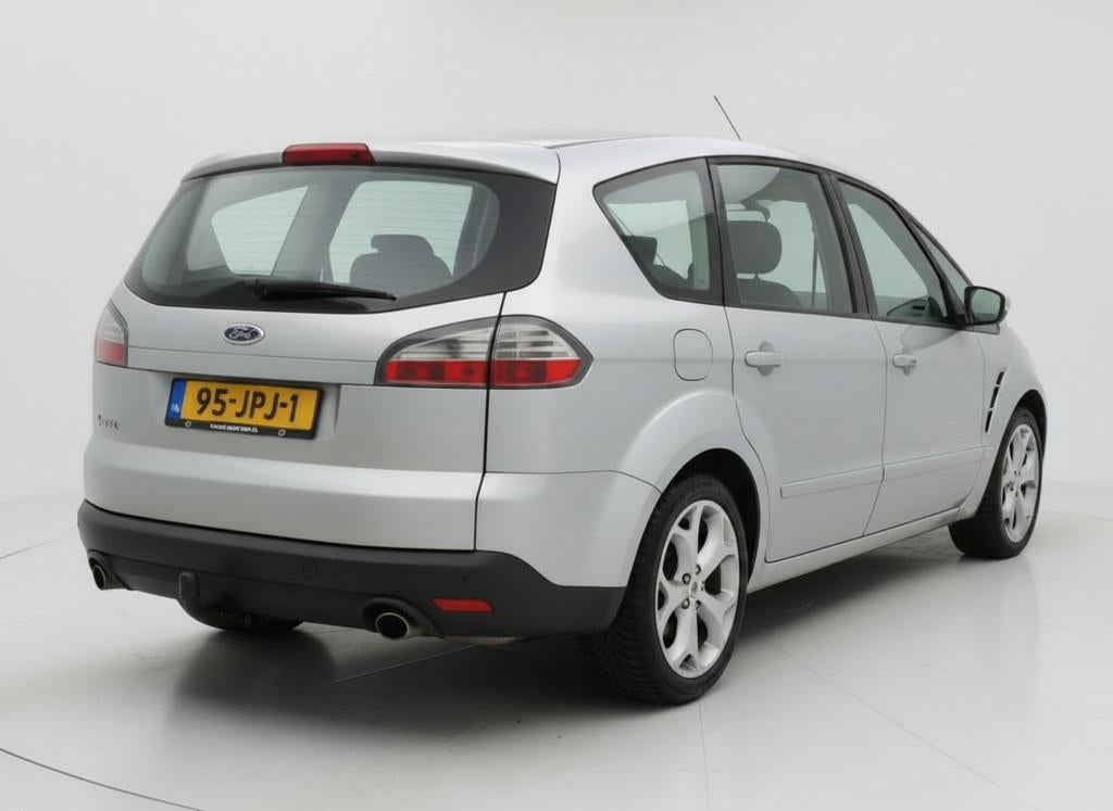 Ford S-Max 2.5 Turbo Titanium|7-persoons|Cruise|PDC|Trekhaak, Auto's, Voorwielaandrijving, Stof, Gebruikt, 1581 kg