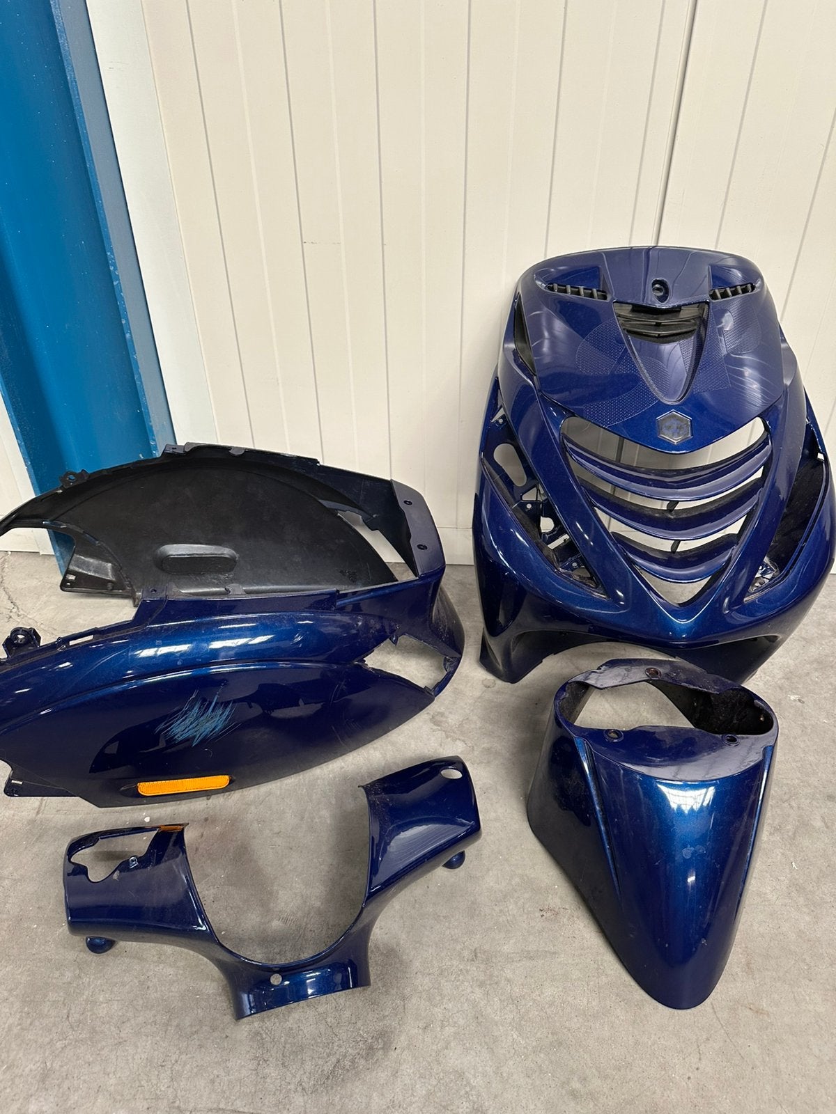Sp kappenset piaggio zip bmw blauw, Ophalen of Verzenden, Gebruikt, Kap, Piaggio