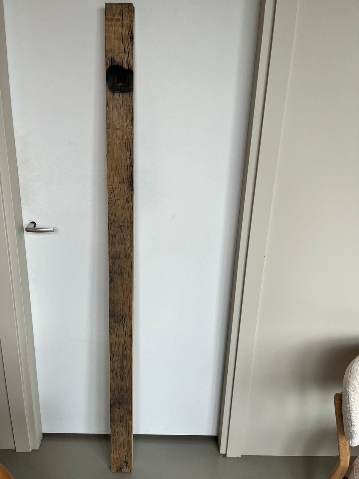Eiken planken oud hout wagondelen 1 plank, Doe-het-zelf en Verbouw, Ophalen, 25 tot 50 mm, Eiken, Zo goed als nieuw