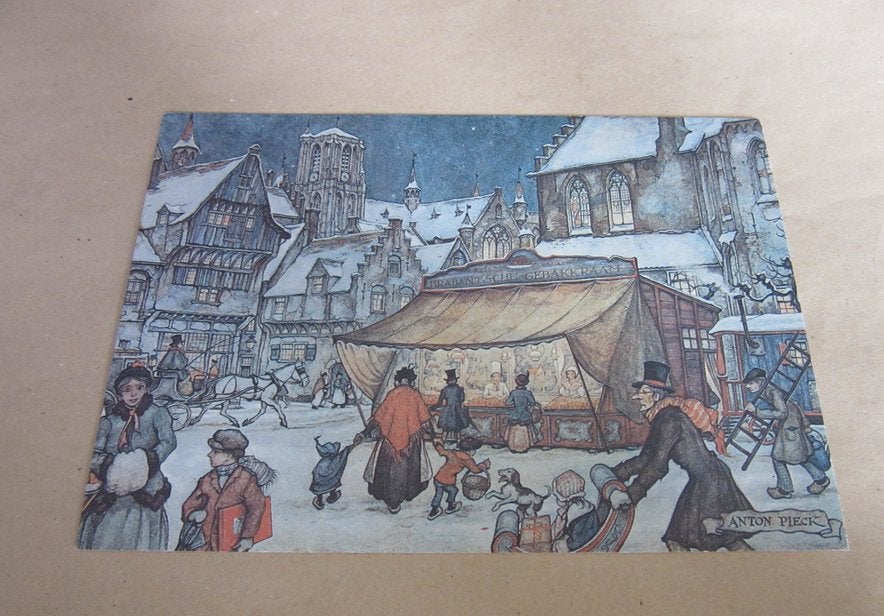 Anton Pieck ansichtkaart 13, Verzamelen, Verzenden, Nieuw, Overige typen