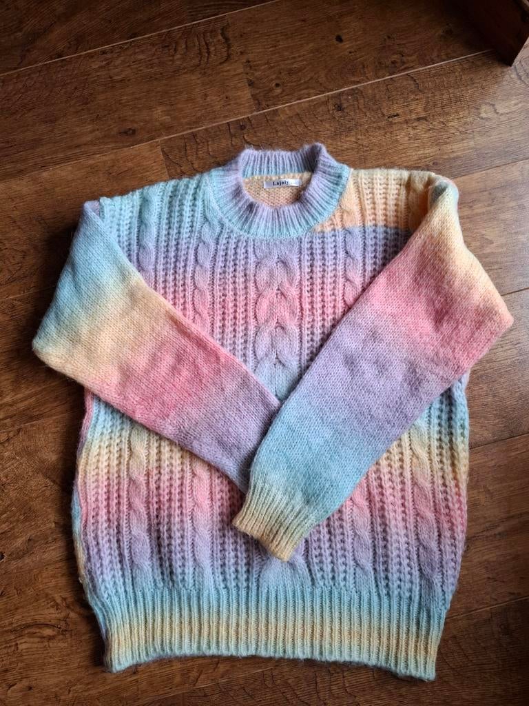 Lajoly Regenboog Kabeltrui - Maat L/XL, Ophalen of Verzenden, Zo goed als nieuw, Maat 42/44 (L), Overige kleuren