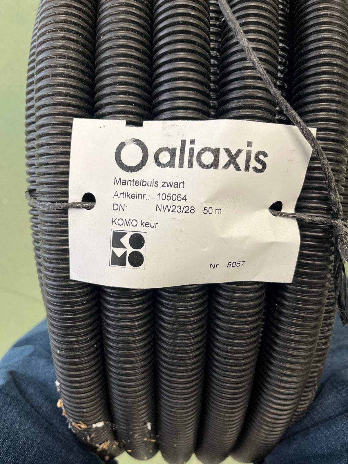 OaliAxis Mantelbuis Zwart NW23/28 50m KOMO Keur, Ophalen of Verzenden, Nieuw, Overige merken, Kabel of Snoer