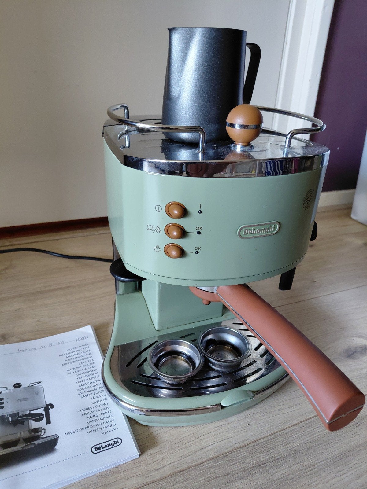 delonghi eco311 coffeemaker, Ophalen, Gebruikt, Espresso apparaat, 4 tot 10 kopjes