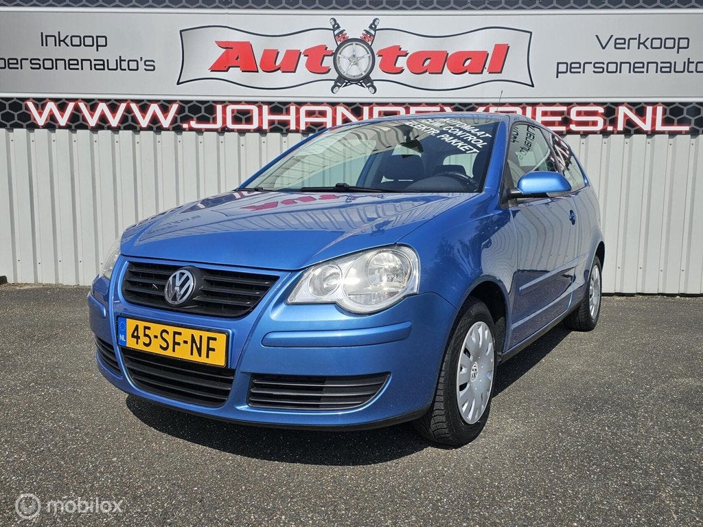 Volkswagen Polo 1.4-16V Turijn I Airco I Elektr.-pakket I NA, 4 cilinders, Blauw, Bedrijf, Metallic lak