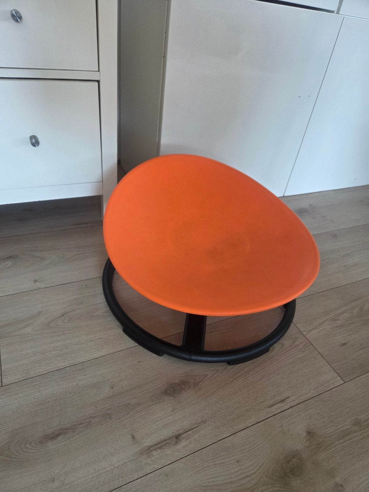 Oranje draai kruk/stoel - Gebruikt, Ophalen, Gebruikt