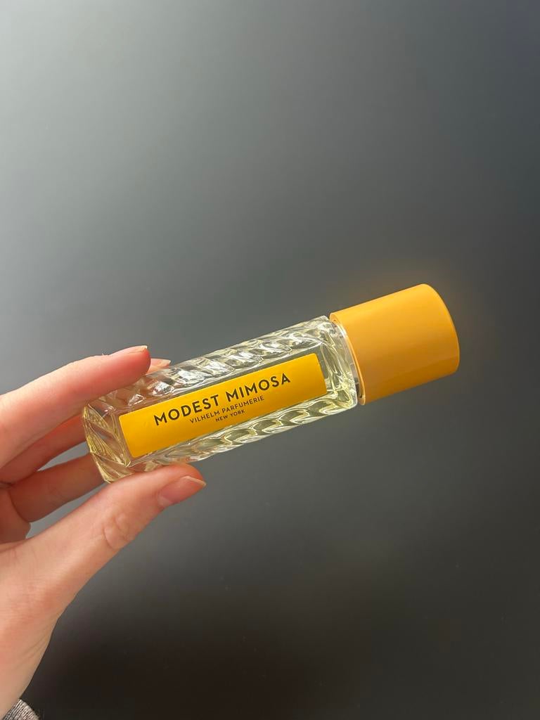 Vilhelm Parfumerie Modest Mimosa 20ML Niche Travel Size, Ophalen of Verzenden, Zo goed als nieuw, Vulpen, Overige merken