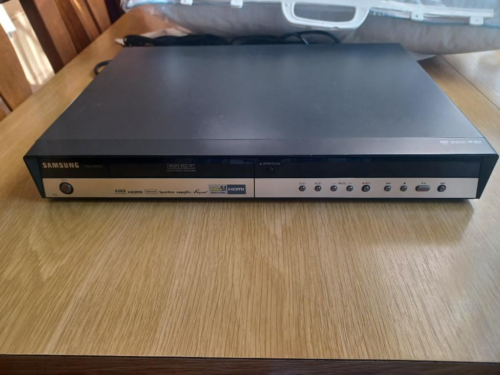Samsung DVD-HR753 160GB HDD/DVD/CD Speler, Met harddisk, Dvd-recorder, Ophalen of Verzenden, Zo goed als nieuw