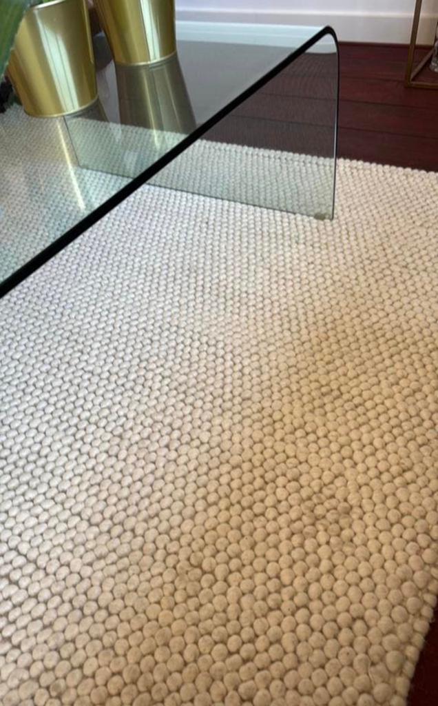 Wollen vloerkleed ZGAN. 160x230., Ophalen, 100 tot 150 cm, Zo goed als nieuw, 150 tot 200 cm