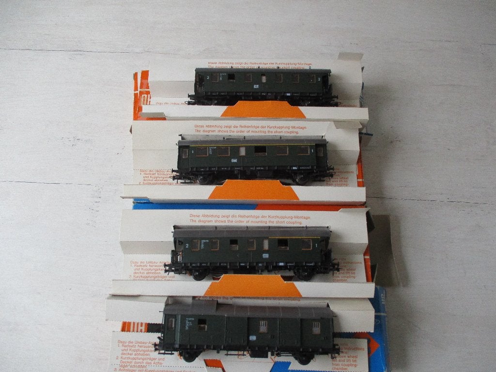 Roco Wagen set 3x, Gelijkstroom, Wagon, Ophalen of Verzenden, Zo goed als nieuw