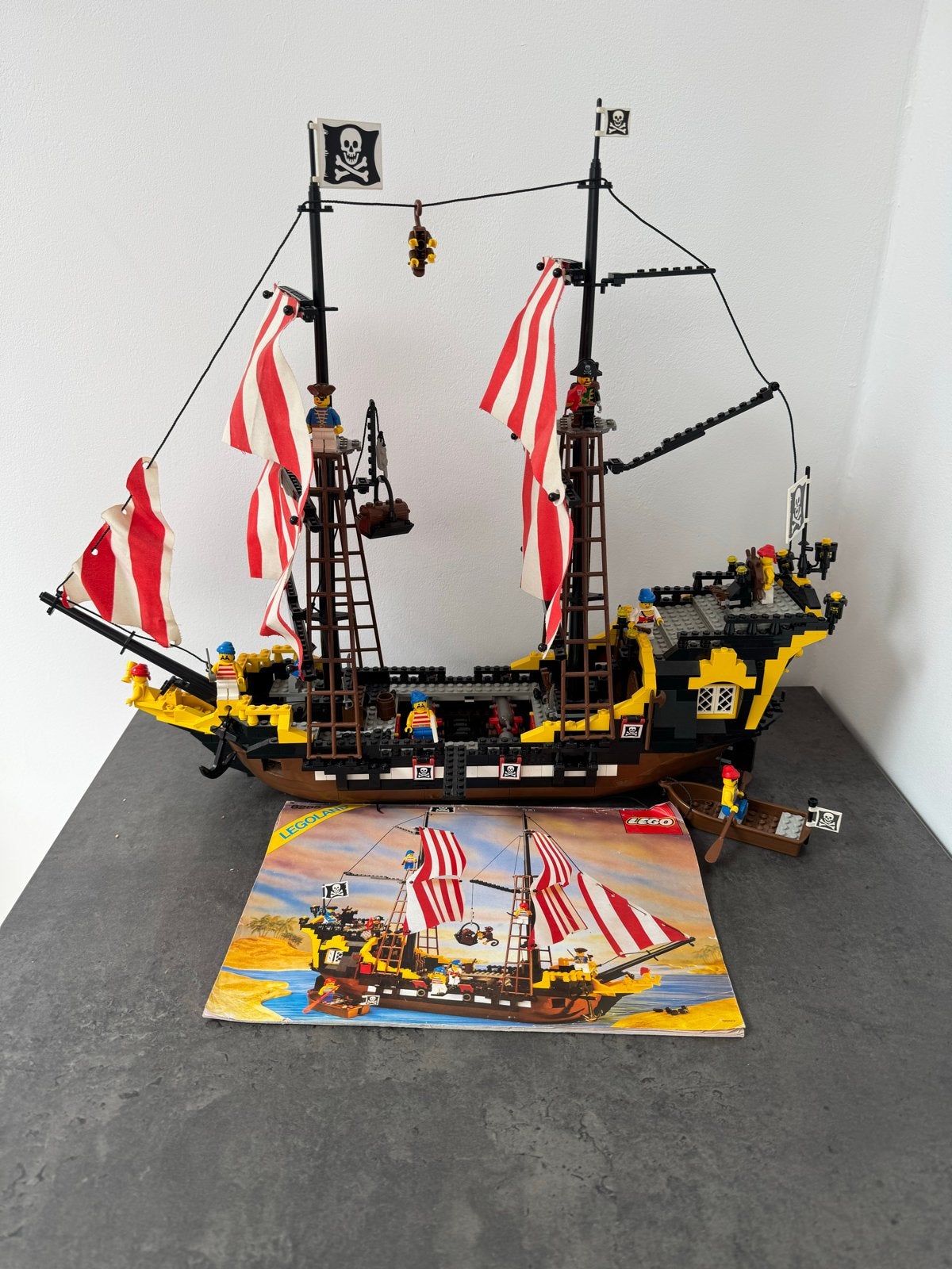 Lego 6285 Black Seas Barracuda Piratenschip, Ophalen of Verzenden, Gebruikt