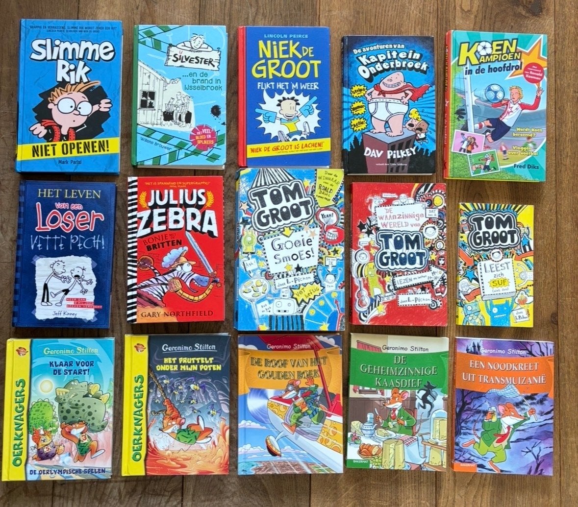 Grote collectie jeugdboeken: Slimme Rik, Tom Groot, Geronimo, Boeken, Kinderboeken | Jeugd | 10 tot 12 jaar, Ophalen, Gelezen