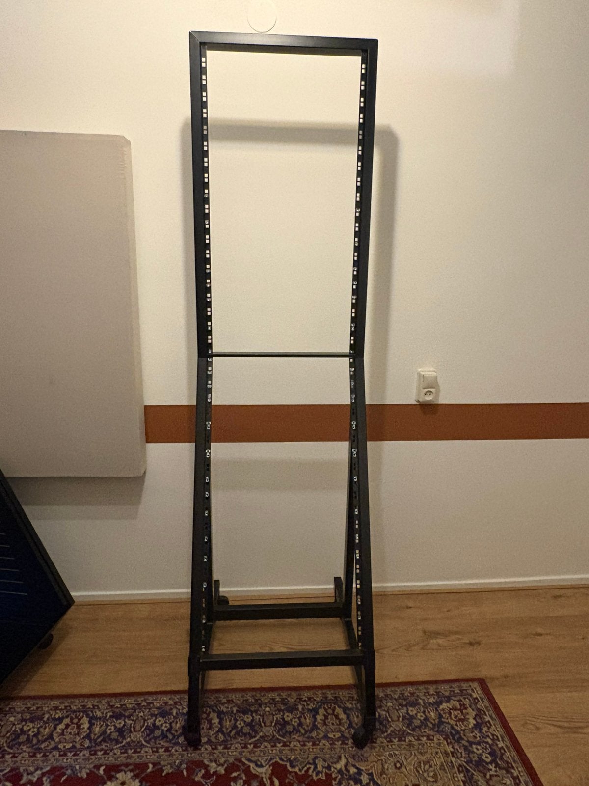 19" Studio Rack – 40U – op wielen – 220 cm hooh, Ophalen, Zo goed als nieuw