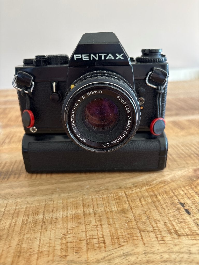 Pentax LX met autowinder en SMC 50 f2 lens, Audio, Tv en Foto, Ophalen, Gebruikt, Spiegelreflex, Pentax