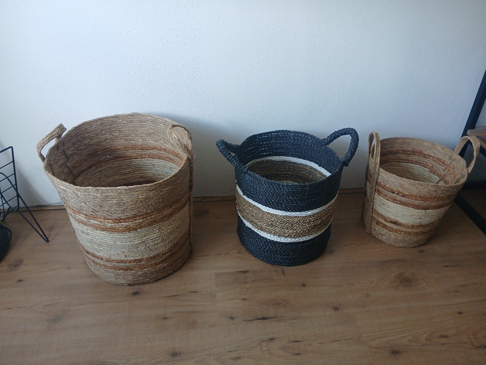 Rieten stevige manden, Mand, Rond, Nieuw, Ophalen of Verzenden