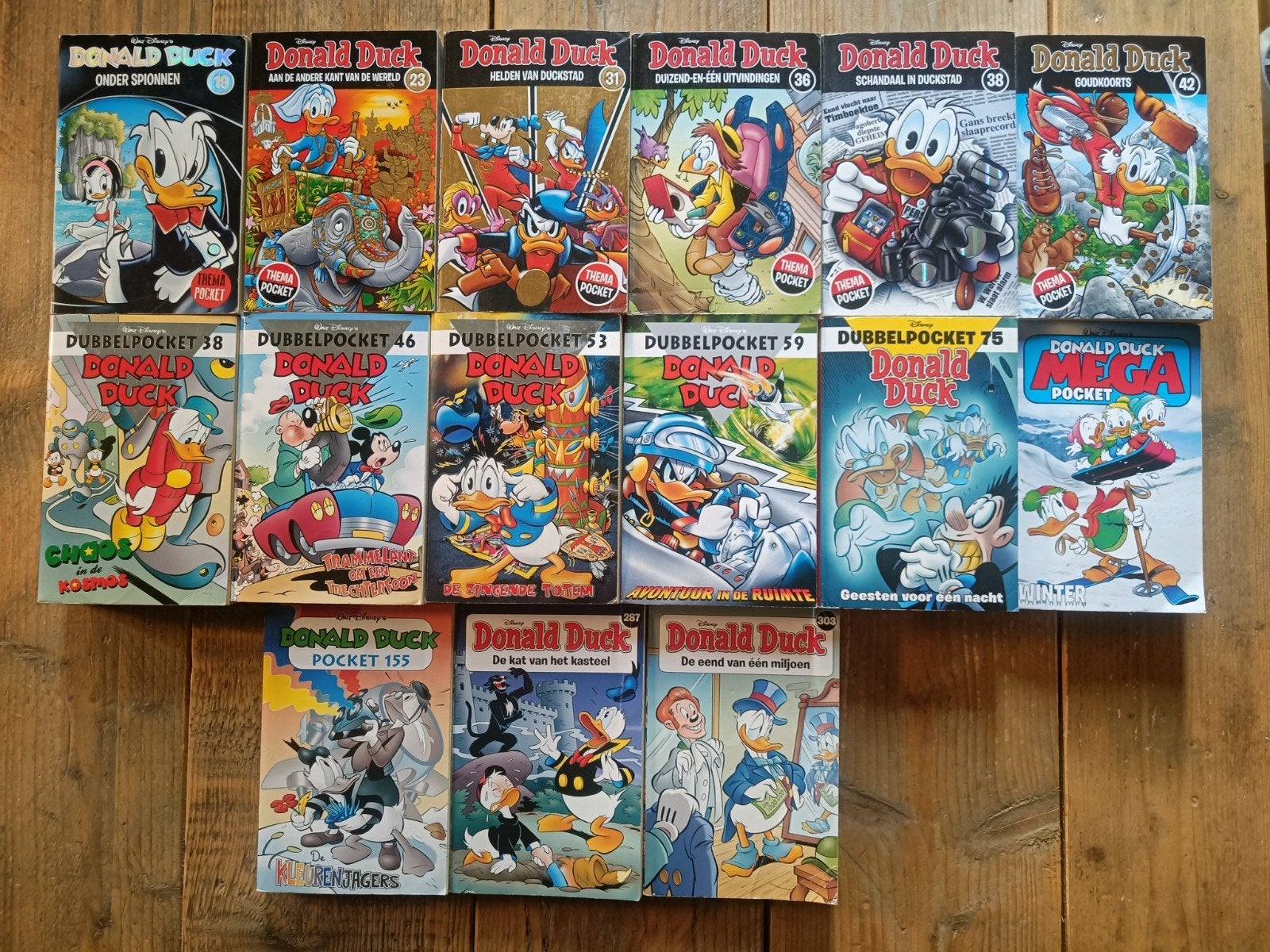 15 Donald Duck pockets., Meerdere comics, Ophalen of Verzenden, Gelezen, Europa