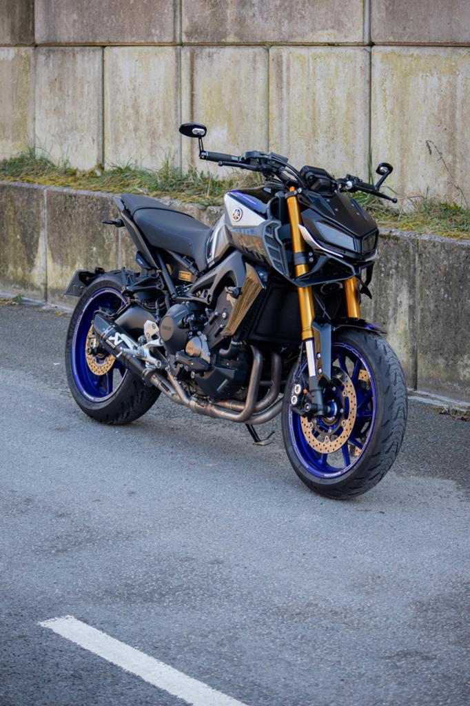 Yamaha MT09-sp bomvol accessoires, Ophalen