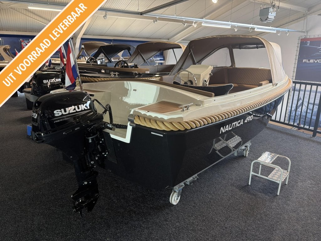 Nautica 490 2025 | Suzuki | 20ATL 2022, Watersport en Boten, Overige typen, Niet ingevuld, 2 m, 30 pk