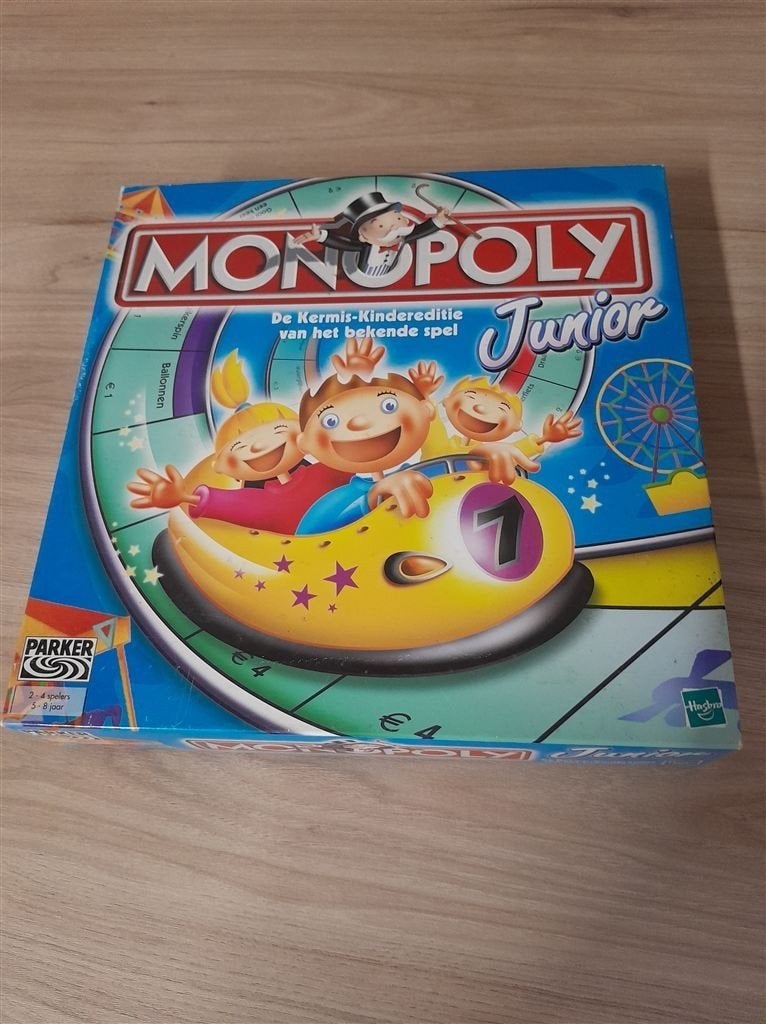 monopoly junior kermis - s3216, Verzenden, Zo goed als nieuw