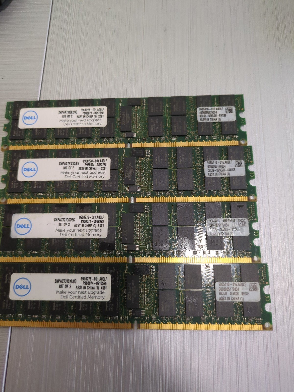 Dell Certified Memory RAM - 4x 8GB DDR3, Computers en Software, RAM geheugen, Gebruikt, Server, 8 GB, DDR3