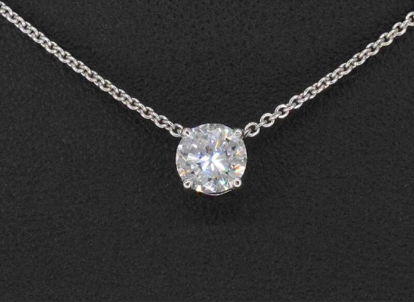 Diamanten Collier, Ophalen of Verzenden, Zo goed als nieuw, Wit, Goud